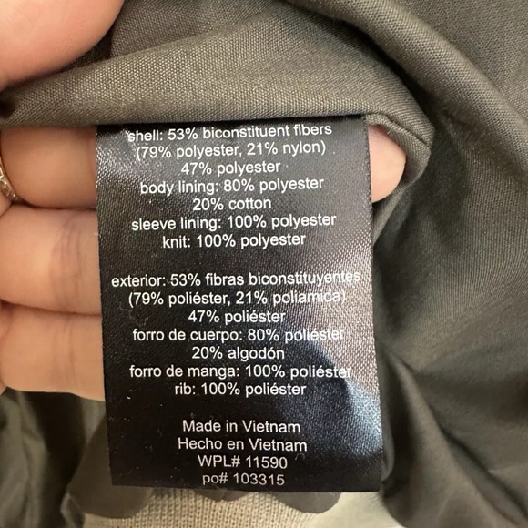 Weatherproof Jacket Men’s Large Beige 12 Broadway Joe Namath New York Jets NWT - Picture 10 of 11